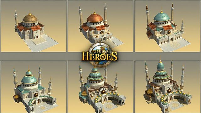 Скриншот к игре Rise Of Heroes - дворец