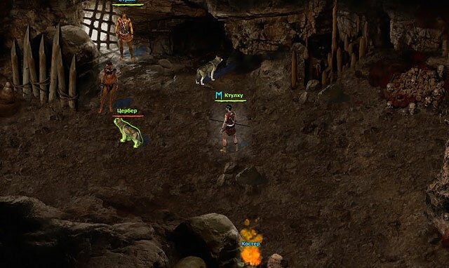 Мезолит, скриншоты - браузерная онлайн игра пещера охота, скриншоты