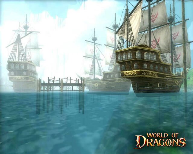 world of dragons - новая клиентская игра MMORPG корабль и море