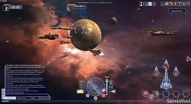 Battlestar Galactica - браузерная новая космическая онлайн игра