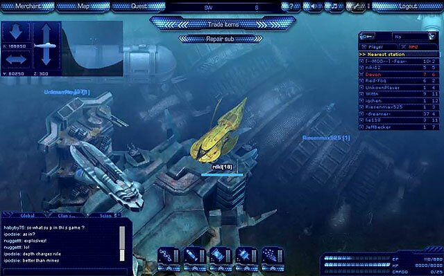 deepolis (диполис) браузерная подводная онлайн игра 