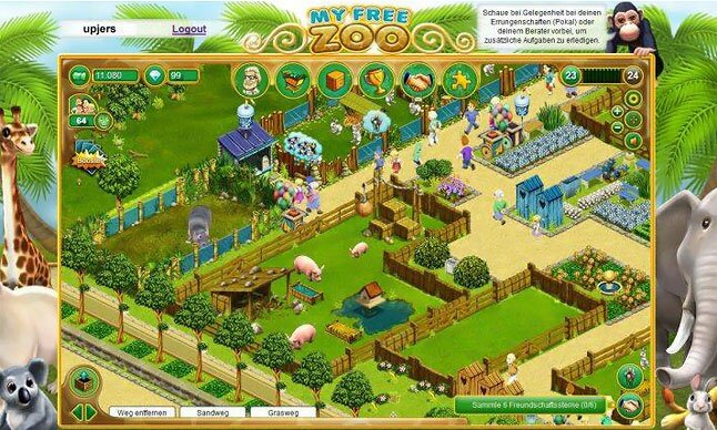 Мой зоопарк - браузерный онлайн симулятор 