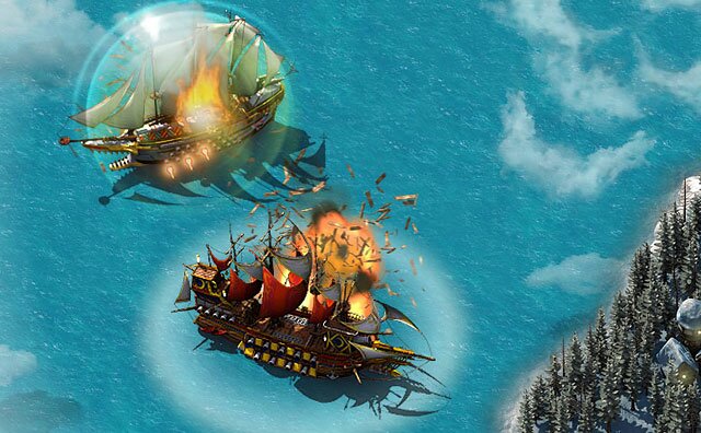 pirate storm браузерная игра про пиратов бой кораблей