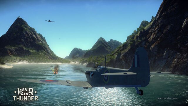 Клиентская онлайн Игра war thunder авиасимулятор про вторую мировую войну вода