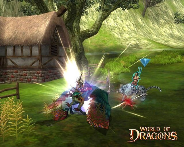world of dragons - новая клиентская игра MMORPG битва