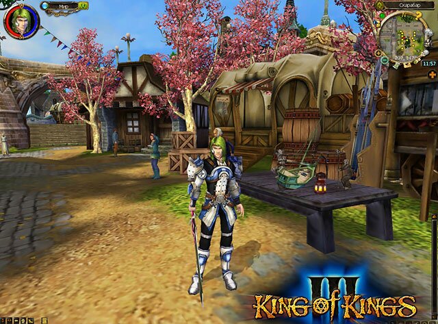king of kings - игра с клиентов - жанр фэнтези герой в городе